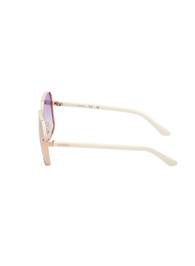 GUESS Women's UV Protection Square Sunglasses - GU0010721Z58 - Lens Size: 58 Mm - Image 2